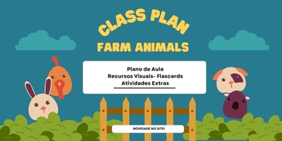 Banner Farm Animals - Pequenos Fluentes