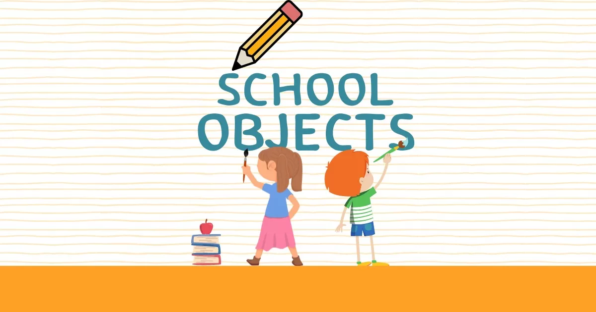 school objects - Pequenos Fluentes