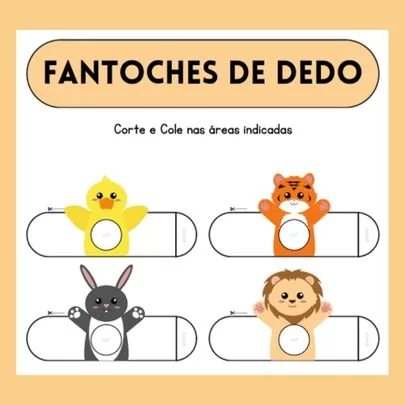 Fantoches de Dedo - Pequenos Fluentes